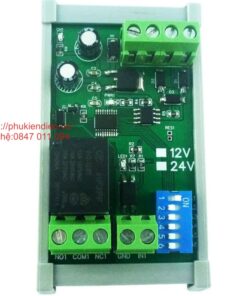 Module relay 1 kênh 12V Giao tiếp Modbus RTU RS485